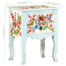 Load image into Gallery viewer, Mobiletto Dipinto a Mano 40x30x50 cm in Legno Massello di Mango