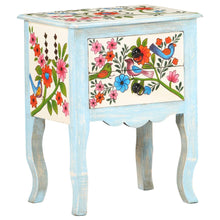 Load image into Gallery viewer, Mobiletto Dipinto a Mano 40x30x50 cm in Legno Massello di Mango