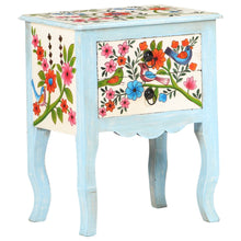 Load image into Gallery viewer, Mobiletto Dipinto a Mano 40x30x50 cm in Legno Massello di Mango