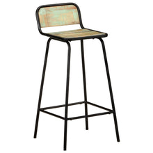 Carica l&#39;immagine nel visualizzatore di Gallery, Sgabelli da Bar 4 pz Legno Massello di Recupero