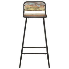 Carica l&#39;immagine nel visualizzatore di Gallery, Sgabelli da Bar 4 pz Legno Massello di Recupero