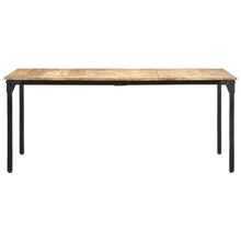 Indlæs billede til gallerivisning Tavolo da Pranzo 180x90x76 cm in Legno di Mango Grezzo