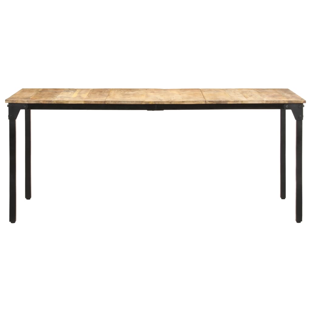 Tavolo da Pranzo 180x90x76 cm in Legno di Mango Grezzo