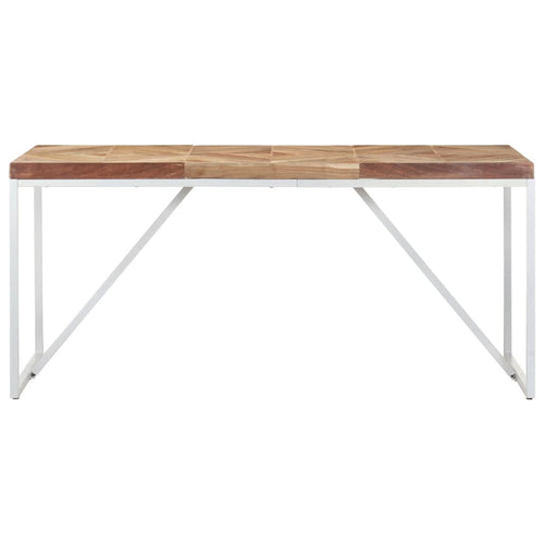 Tavolo da Pranzo 160x70x76 cm in Legno Massello Acacia e Mango