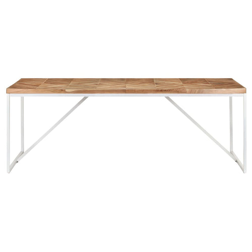 Tavolo da Pranzo 200x90x76 cm Legno Massello di Acacia e Mango