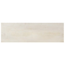 Laden Sie das Bild in den Galerie-Viewer, Tavolo Consolle Bianco 115x35x77 cm in Legno di Mango Grezzo