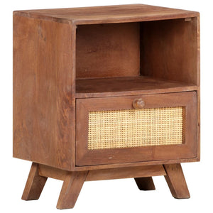 Mobiletto 40x30x50 cm in Legno Massello di Mango