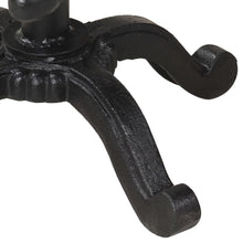 Carica l&#39;immagine nel visualizzatore di Gallery, Sgabello da Bar Nero in Ghisa