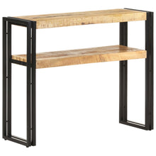 Carica l&#39;immagine nel visualizzatore di Gallery, Mobiletto Consolle 90x30x75 cm in Legno di Mango Grezzo