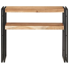 Laden Sie das Bild in den Galerie-Viewer, Tavolo Consolle 90x30x75 cm in Legno Massello di Acacia