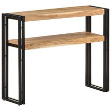 Laden Sie das Bild in den Galerie-Viewer, Tavolo Consolle 90x30x75 cm in Legno Massello di Acacia