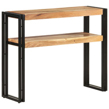 Laden Sie das Bild in den Galerie-Viewer, Tavolo Consolle 90x30x75 cm in Legno Massello di Acacia
