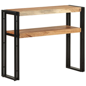 Tavolo Consolle 90x30x75 cm in Legno Massello di Acacia