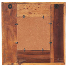 Load image into Gallery viewer, Specchio Decorato con Buddha 50x50cm Legno Massello di Recupero