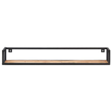 Load image into Gallery viewer, Mensole a Muro 2 pz 120 cm in Legno Massello di Acacia