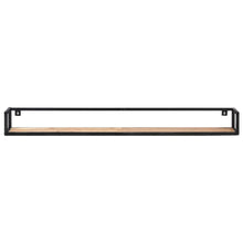 Load image into Gallery viewer, Mensole a Muro 2 pz 160 cm in Legno Massello di Acacia