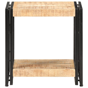 Tavolino 40x30x50 cm in Legno Massello di Mango Grezzo