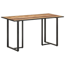 Indlæs billede til gallerivisning Tavolo da Pranzo 140 cm in Legno di Mango Grezzo