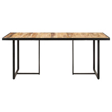 Indlæs billede til gallerivisning Tavolo da Pranzo 160 cm in Legno Massello di Mango Grezzo