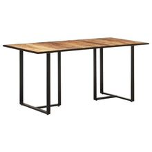 Indlæs billede til gallerivisning Tavolo da Pranzo 160 cm in Legno Massello di Mango Grezzo