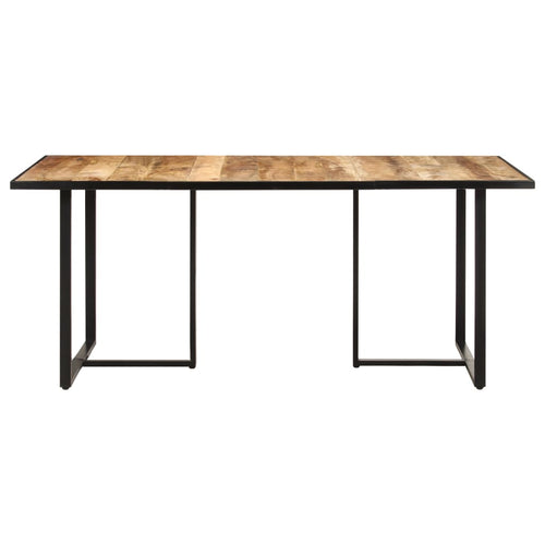 Tavolo da Pranzo 180 cm in Legno di Mango Grezzo