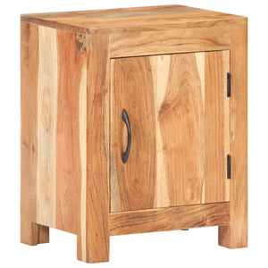 Mobiletto con anta 40x30x50 cm in Legno Massello di Acacia
