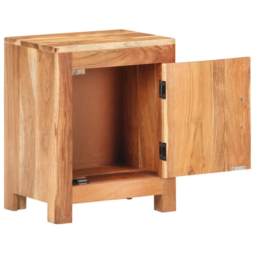 Mobiletto con anta 40x30x50 cm in Legno Massello di Acacia