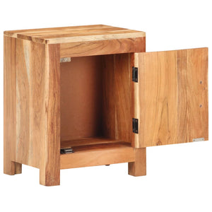 Mobiletto con anta 40x30x50 cm in Legno Massello di Acacia