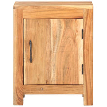 Load image into Gallery viewer, Mobiletto con anta 40x30x50 cm in Legno Massello di Acacia