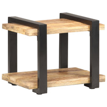 Indlæs billede til gallerivisning Tavolino 50x40x40 cm in Legno di Mango Grezzo