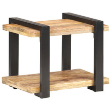 Indlæs billede til gallerivisning Tavolino 50x40x40 cm in Legno di Mango Grezzo