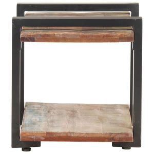 Tavolino 50x40x40 cm in Legno Massello di Recupero