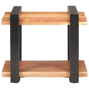 Tavolino 50x40x40 cm in Legno Massello di Acacia
