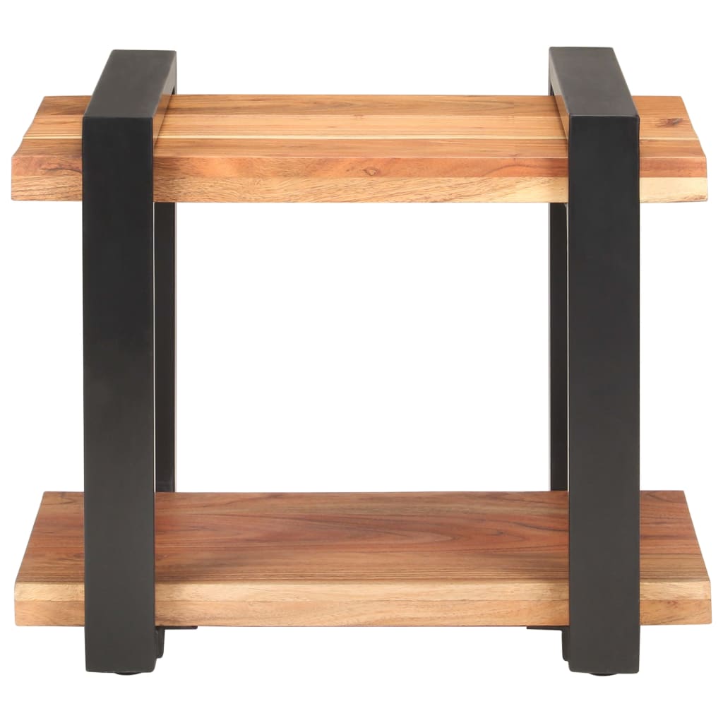 Tavolino 50x40x40 cm in Legno Massello di Acacia