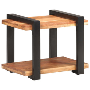 Tavolino 50x40x40 cm in Legno Massello di Acacia