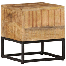 Indlæs billede til gallerivisning Tavolino 30x30x33 cm in Legno di Mango Grezzo