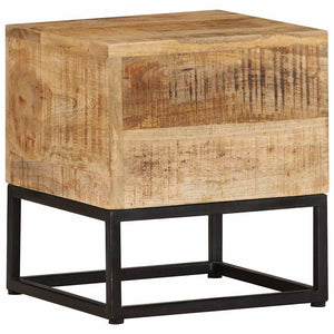 Tavolino 30x30x33 cm in Legno di Mango Grezzo