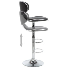 Carica l&#39;immagine nel visualizzatore di Gallery, Sgabelli da Bar 2 pz Neri in Similpelle