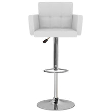 Load image into Gallery viewer, Sgabelli da Bar 2 pz Bianchi in Similpelle