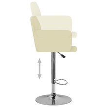 Laden Sie das Bild in den Galerie-Viewer, Sgabelli da Bar 2 pz Crema in Similpelle