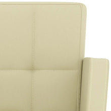 Laden Sie das Bild in den Galerie-Viewer, Sgabelli da Bar 2 pz Crema in Similpelle