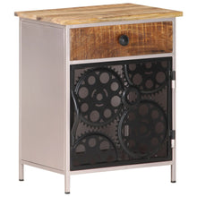 Load image into Gallery viewer, Mobiletto 40x30x50 cm in Legno di Mango Grezzo