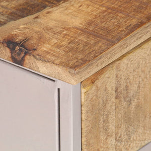 Mobiletto 40x30x50 cm in Legno di Mango Grezzo