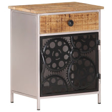 Load image into Gallery viewer, Mobiletto 40x30x50 cm in Legno di Mango Grezzo