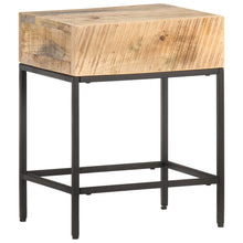Indlæs billede til gallerivisning Tavolino 40x30x50 cm in Legno Massello di Mango Grezzo