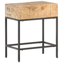Indlæs billede til gallerivisning Tavolino 40x30x50 cm in Legno Massello di Mango Grezzo