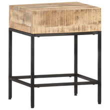 Indlæs billede til gallerivisning Tavolino 40x30x50 cm in Legno Massello di Mango Grezzo