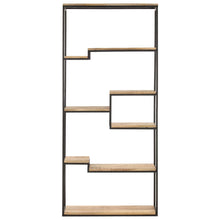Charger l&#39;image dans la galerie, Libreria 80x30x180 cm in Legno di Mango Grezzo