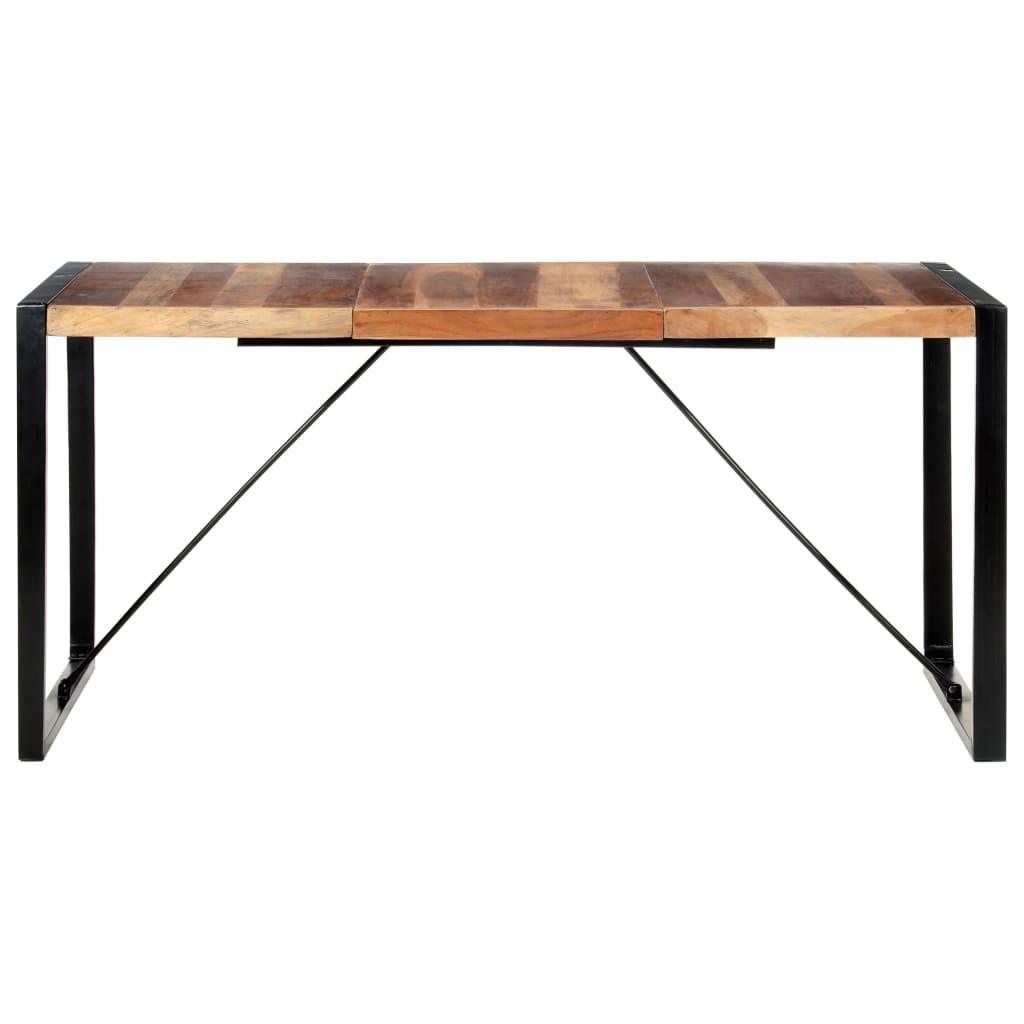 Tavolo da Pranzo 160x80x75 cm in Legno Massello