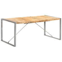 Indlæs billede til gallerivisning Tavolo da Pranzo 180x90x75 cm in Legno Massello di Mango Grezzo